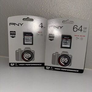 PNY High Performance 64GB Up to 85MB/sec 14.5hrs Ud Video X2